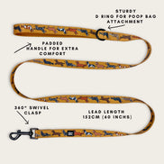 Dog Lead - Dashing Dachshunds
