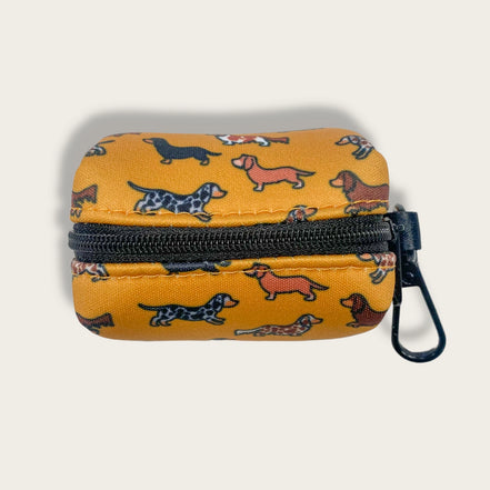 Dog Poop Bag Holder - Dashing Dachshunds
