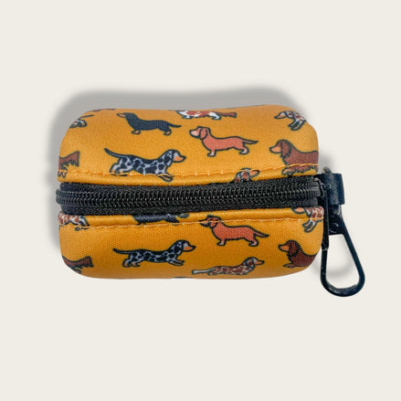 Dog Poop Bag Holder - Dashing Dachshunds