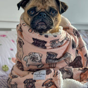The Pug Dog Blanket