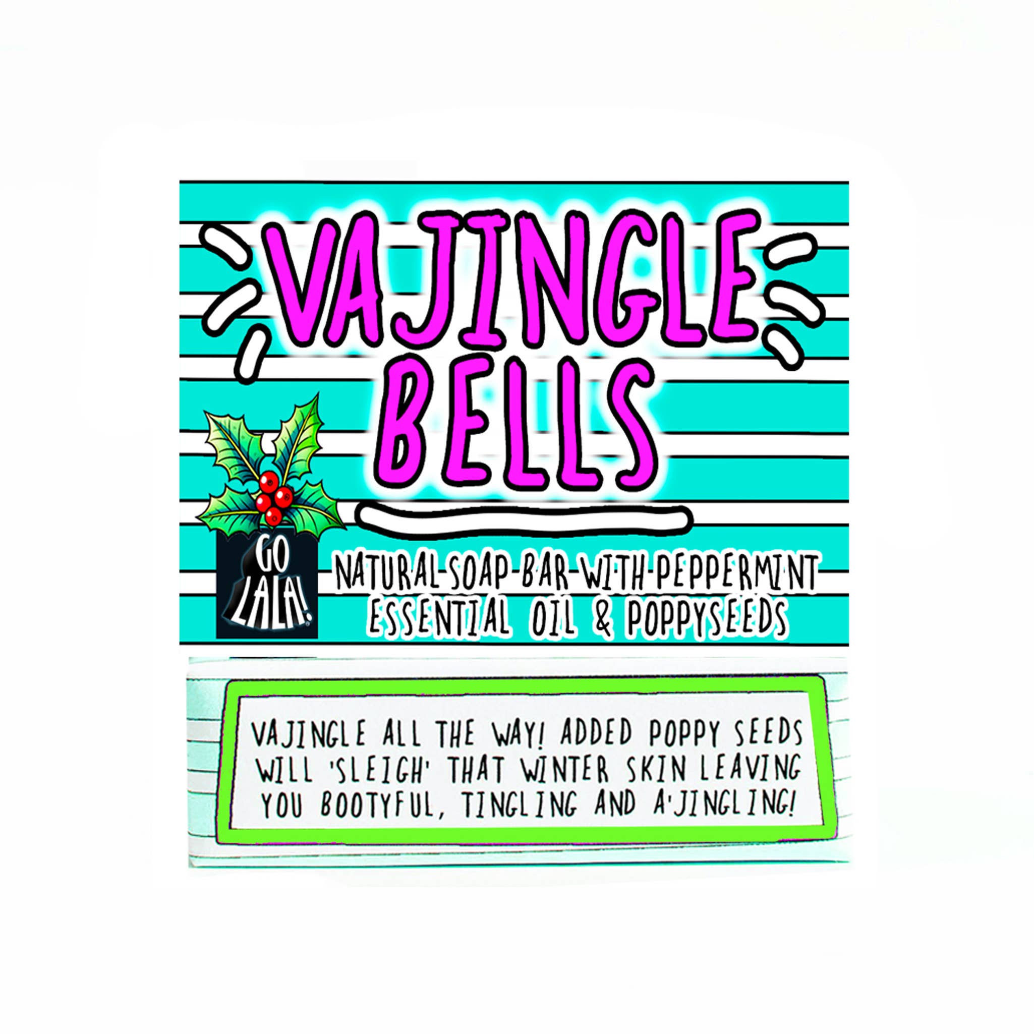 Vajingle Bells Christmas Soap Peppermint Funny Gift
