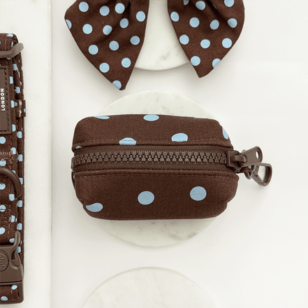 Biscotti Blue Poop Bag Holder