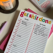 Get Shit Done - A5 To Do Notepad