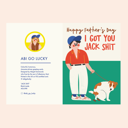 JACK SHIT - FUNNY FATHER'S DAY CARD