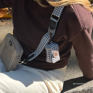 Chelsea Check Poop Bag Holder