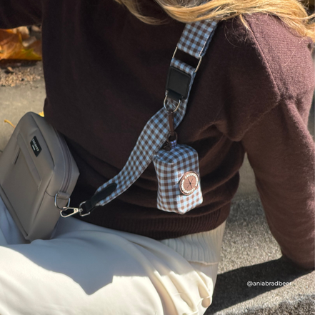 Chelsea Check Poop Bag Holder