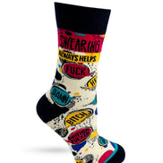 Swearing Always Helps Women's Crew Socks