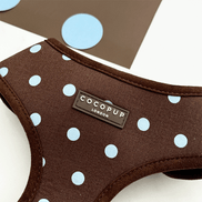 Biscotti Blue Adjustable Neck HARNESS: XXS