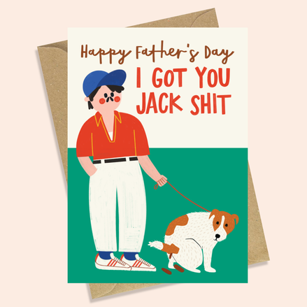 JACK SHIT - FUNNY FATHER'S DAY CARD