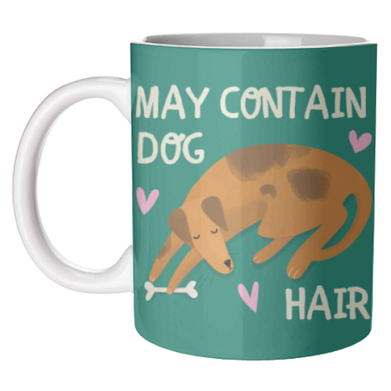 Mugs 'Funny Dog Gift May Contain Dog Hai: Mug Premium 10oz