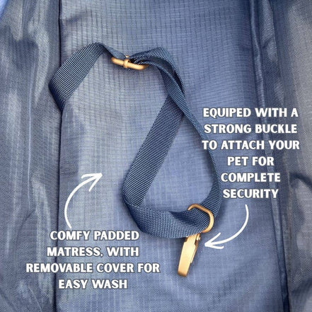 Stylish Dog Bag - Blue: Default Title