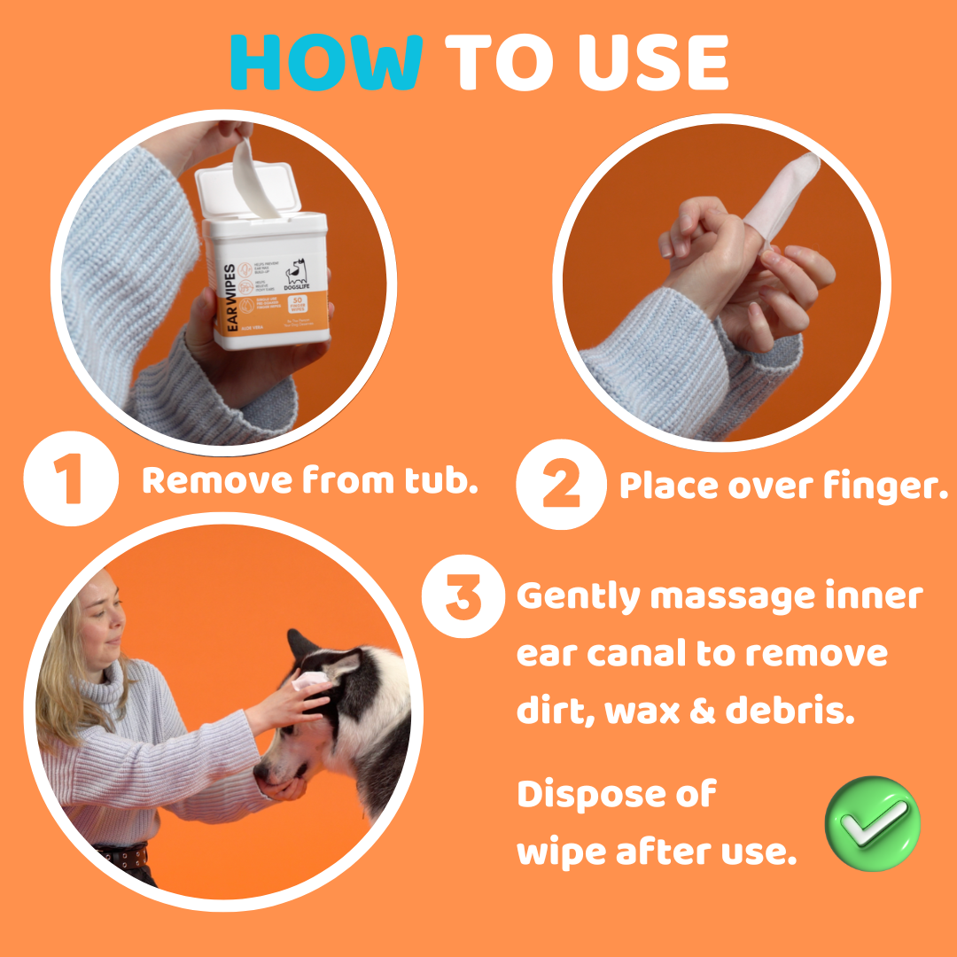 Dog Ear Wipes