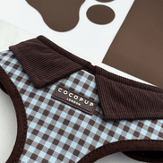 Chelsea Check Adjustable Neck HARNESS: S