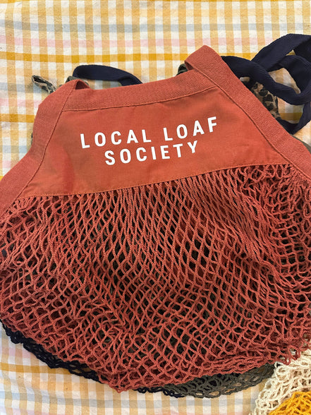 Mesh Grocery Shopper: Yellow- red text for the good stuff / Regular