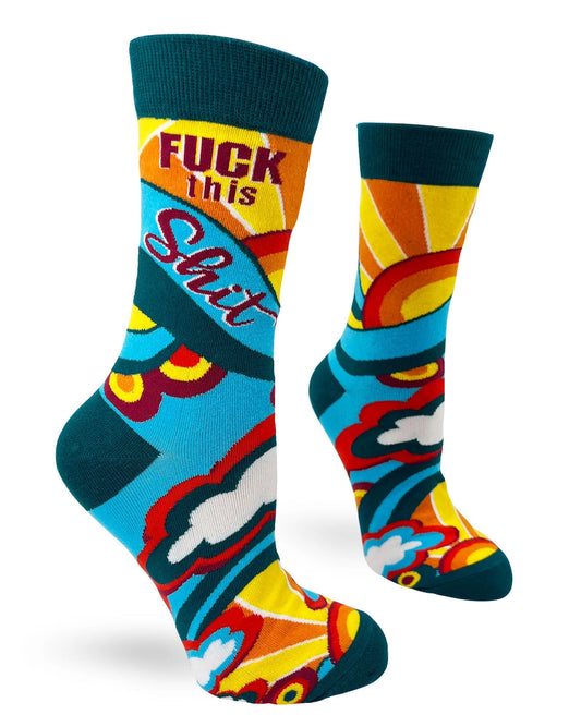 Fuck This Shit Ladies' Crew Socks (Copy)