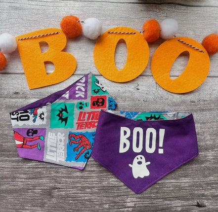 Boo! - Halloween Dog Bandana